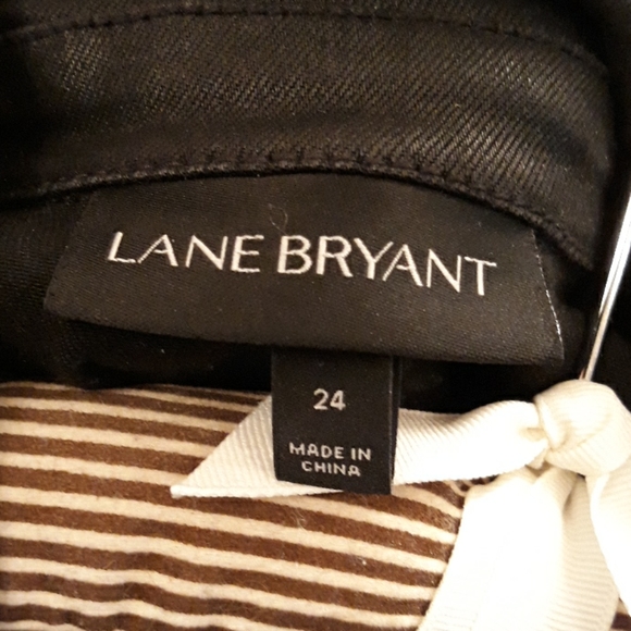NEW Lane Bryant Crop or Long Black Moto Jacket - Picture 6 of 11